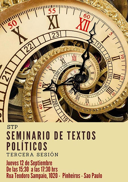 Seminario de Textos Políticos | Tercera Sesión